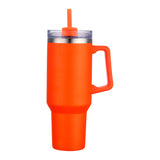 40 Oz. Double Wall Tumbler With Handle And Straw (Q661822)