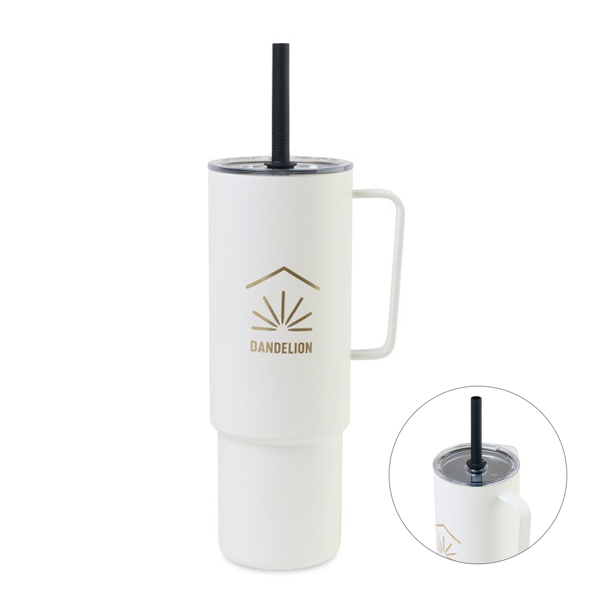 MiiR® 32 Oz. All Day Camp Cup - White  Imprinted with Logo (Q661922)