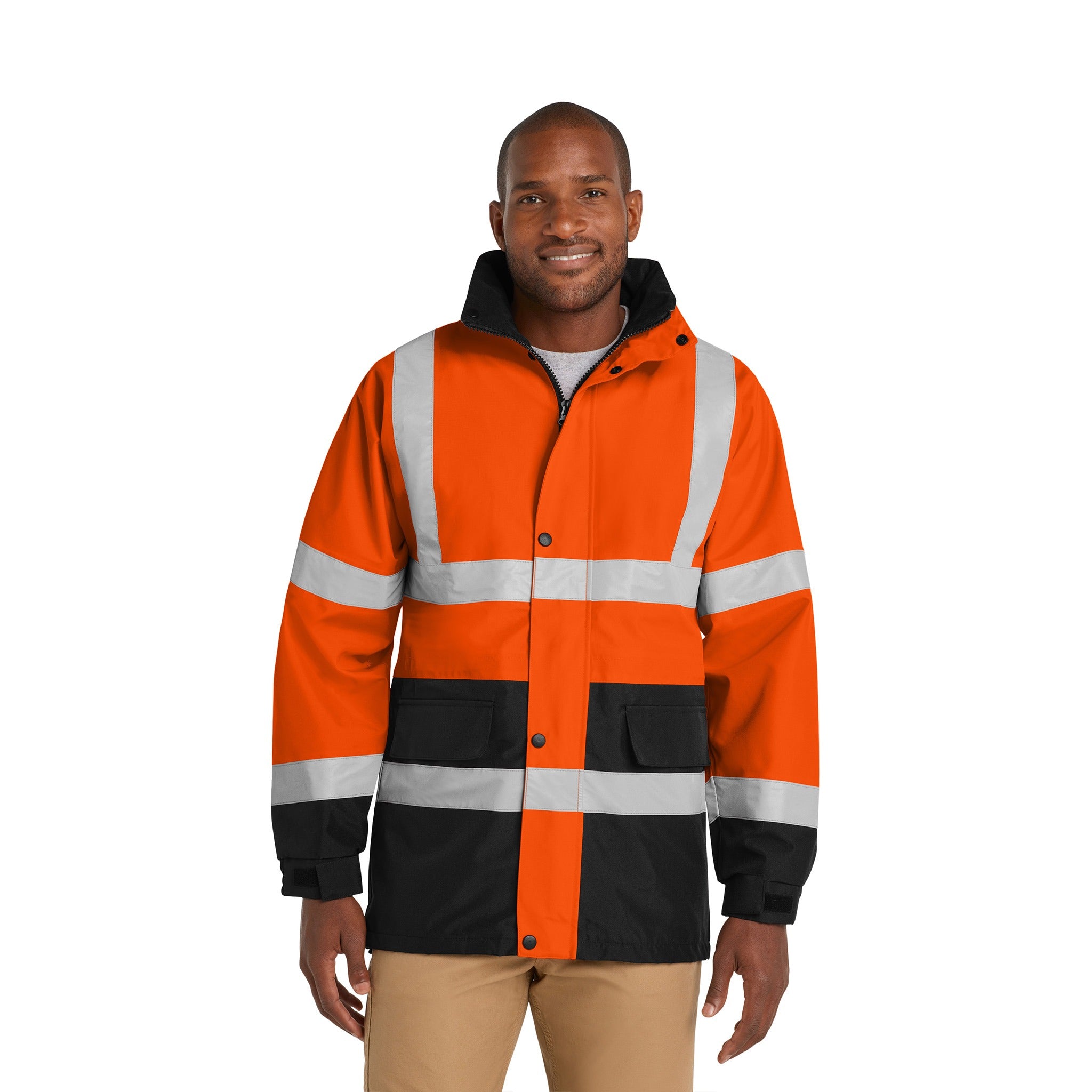CornerStone® ANSI 107 Class 3 Waterproof Parka  Imprinted with Logo (Q663332)
