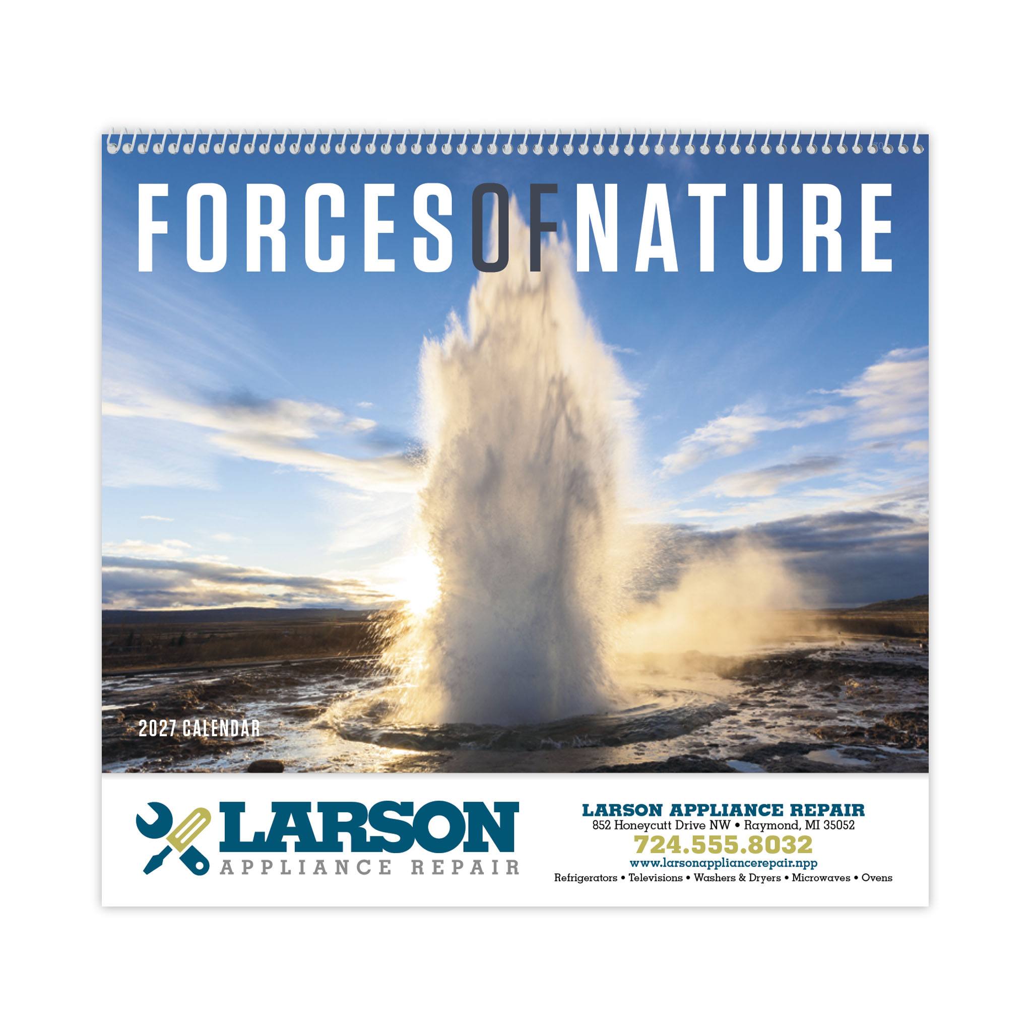 Forces Of Nature Calendar  Imprinted with Logo (Q664722)