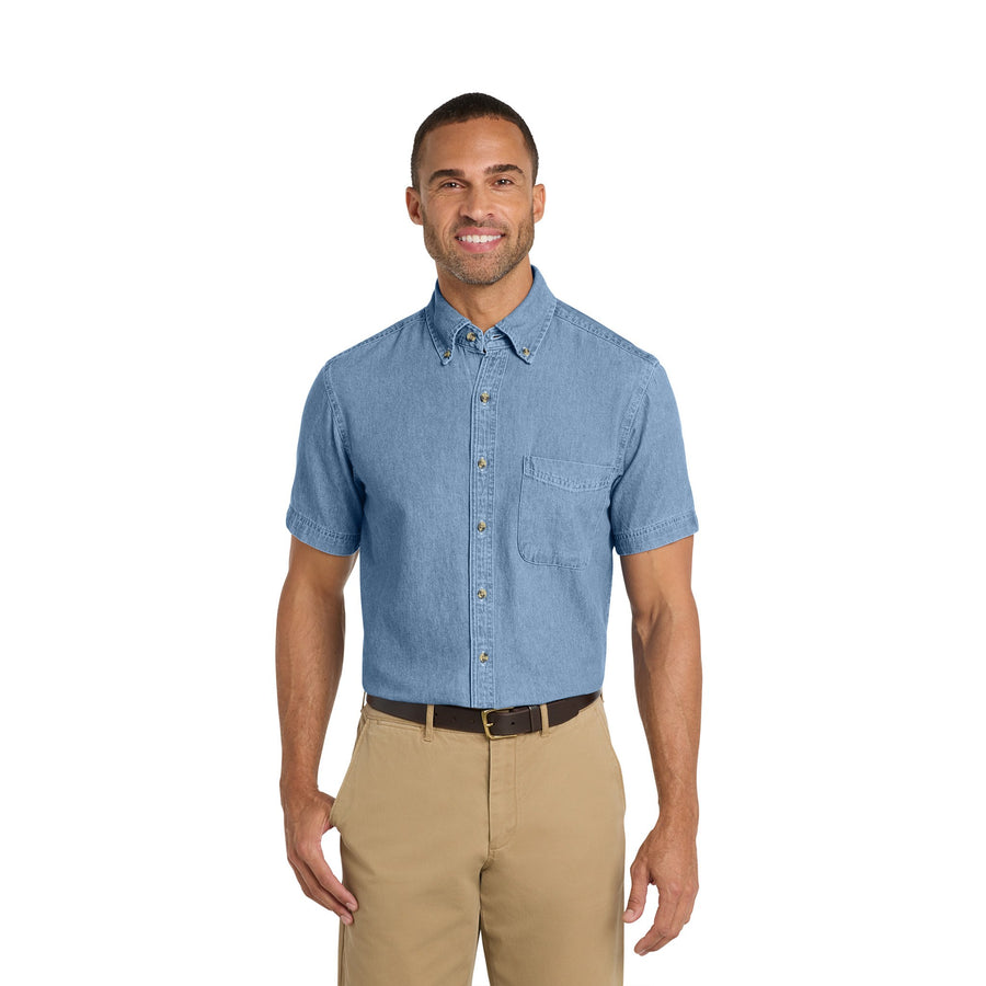 Port & Co™ Short Sleeve Value Denim Shirt (Q665432)