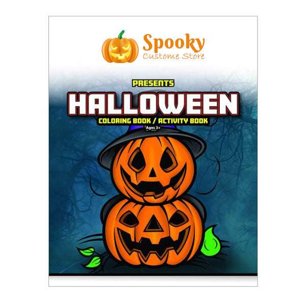 Halloween Large Coloring Book  Imprinted with Logo (Q666022)