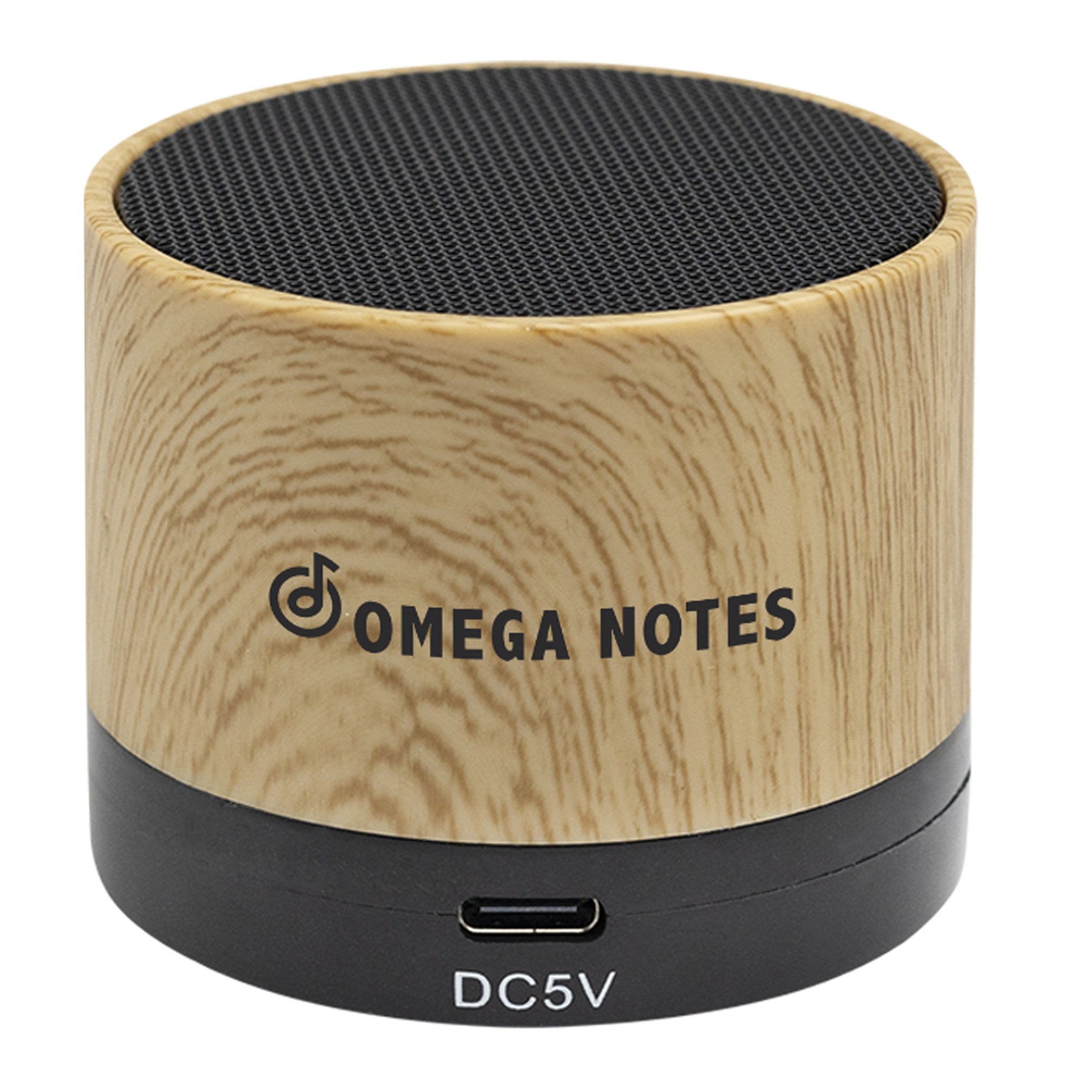 Allegro Wood Grain Wireless Speaker 2.0  Imprinted with Logo (Q666122)