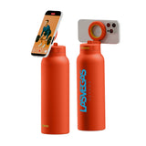 32 Oz. RINGO Pro Water Bottle with Magnetic Booster Ring - Orange (Q666532)