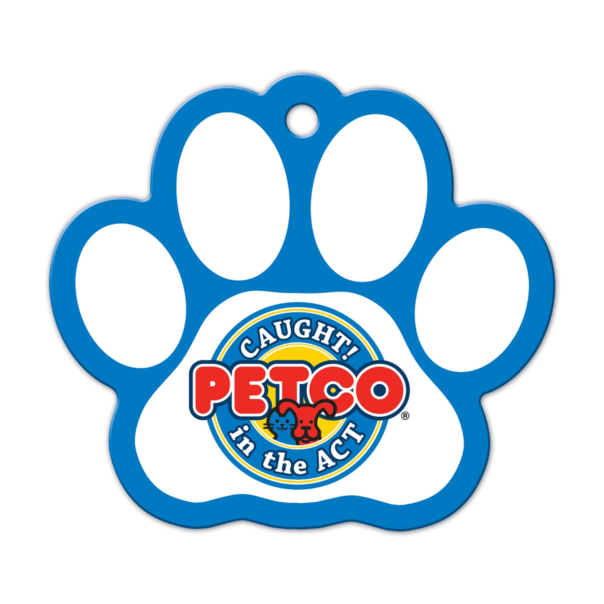 Paw Print Shaped Luggage Tag  Imprinted with Logo (Q669322)