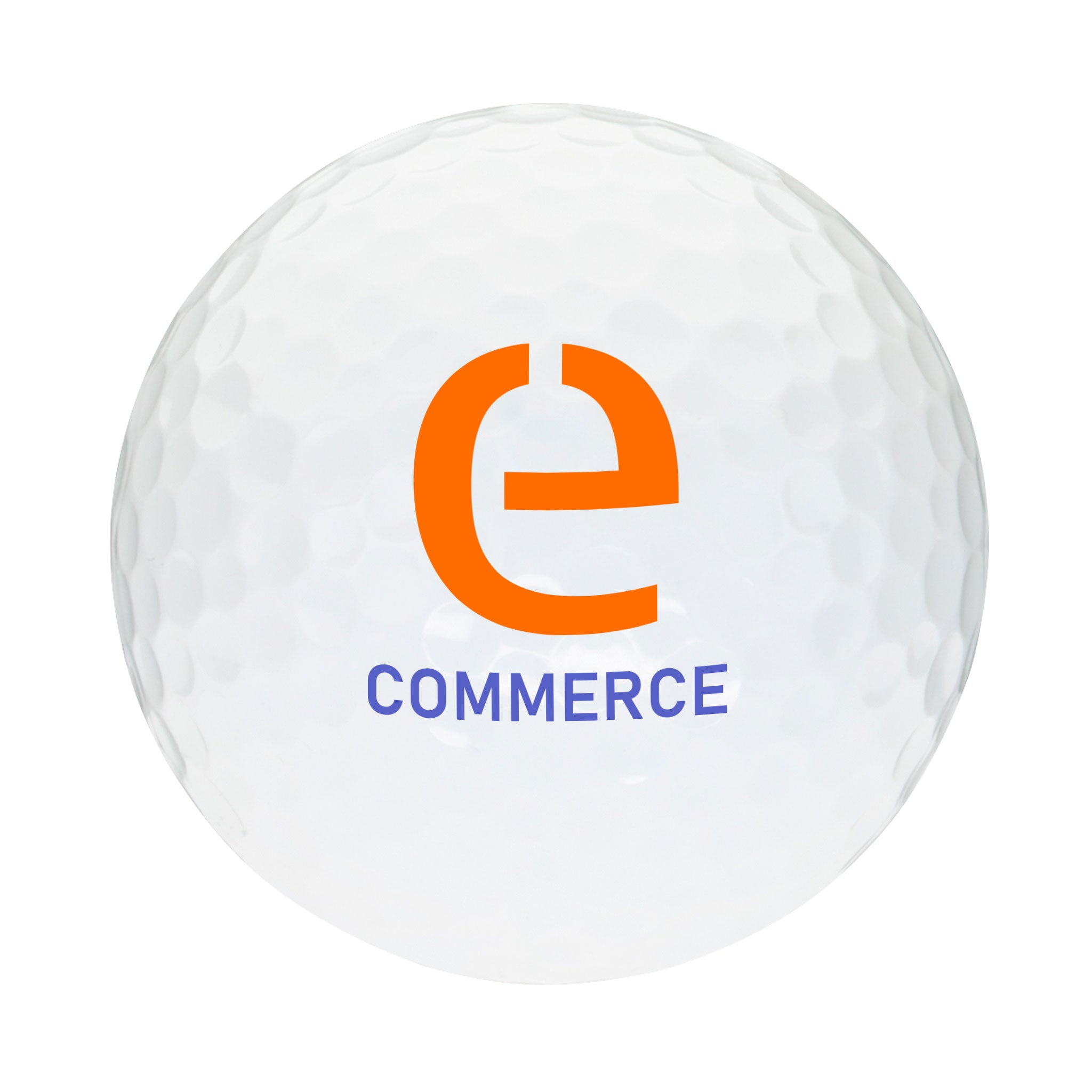 White Golf Ball STD Service  Imprinted with Logo (Q671222)