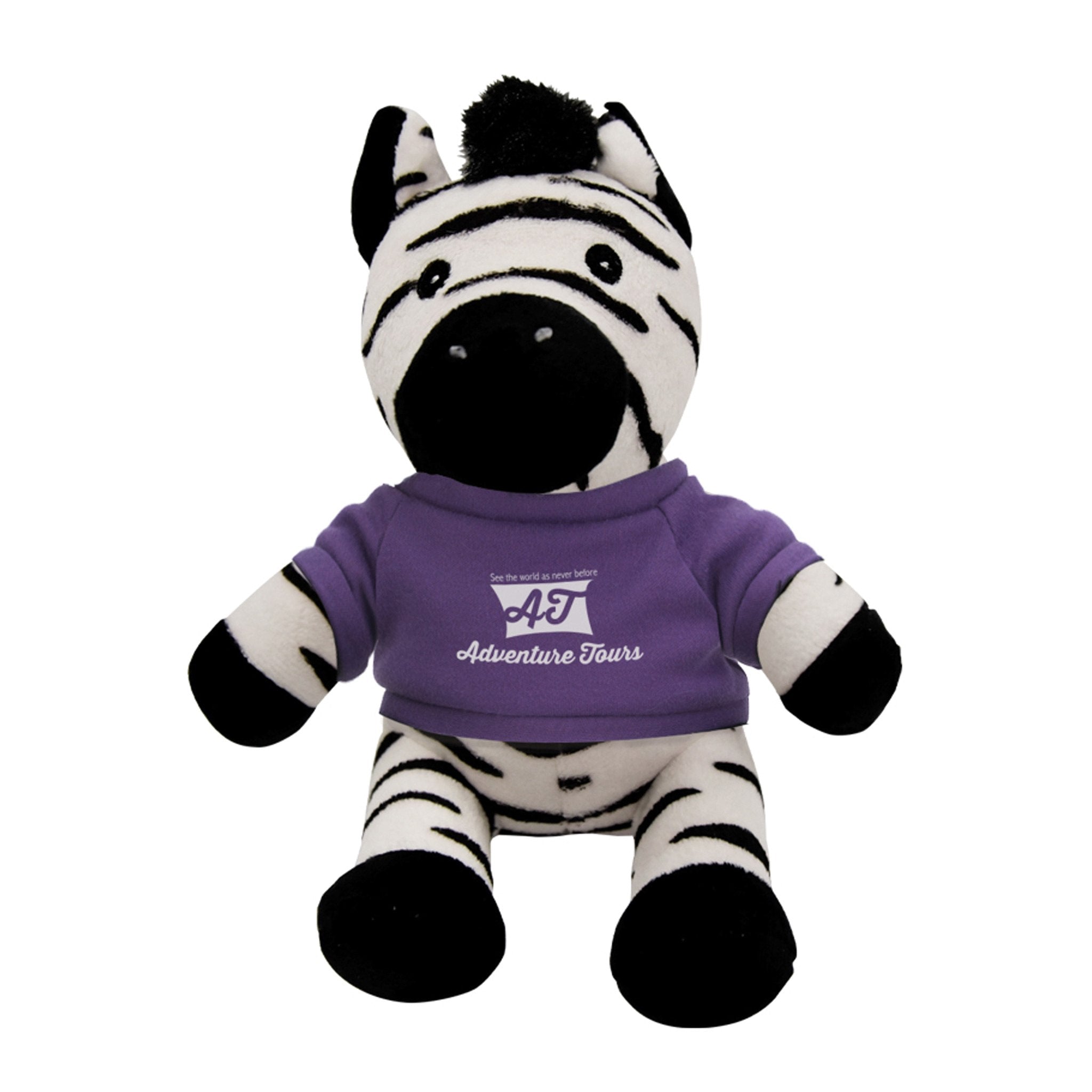 6" Zander Zebra Stuffed Toys - Bandana (Q674522)