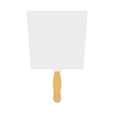 Tapered Glued Hand Fan - FCP Imprint (Q674532)
