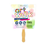 Tapered Glued Hand Fan - FCP Imprint (Q674532)