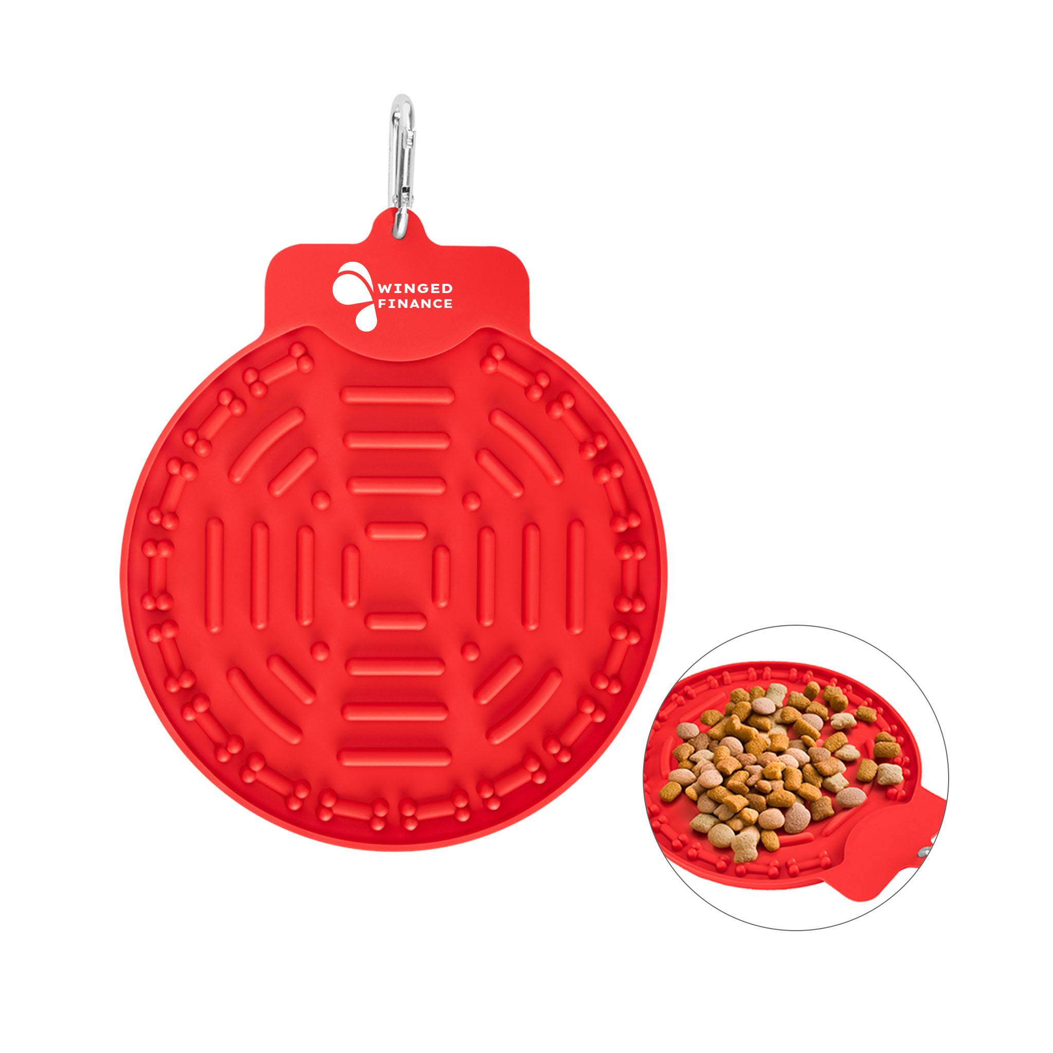 Slow Feeder Pet Lick Food Mat  Imprinted with Logo (Q675122)