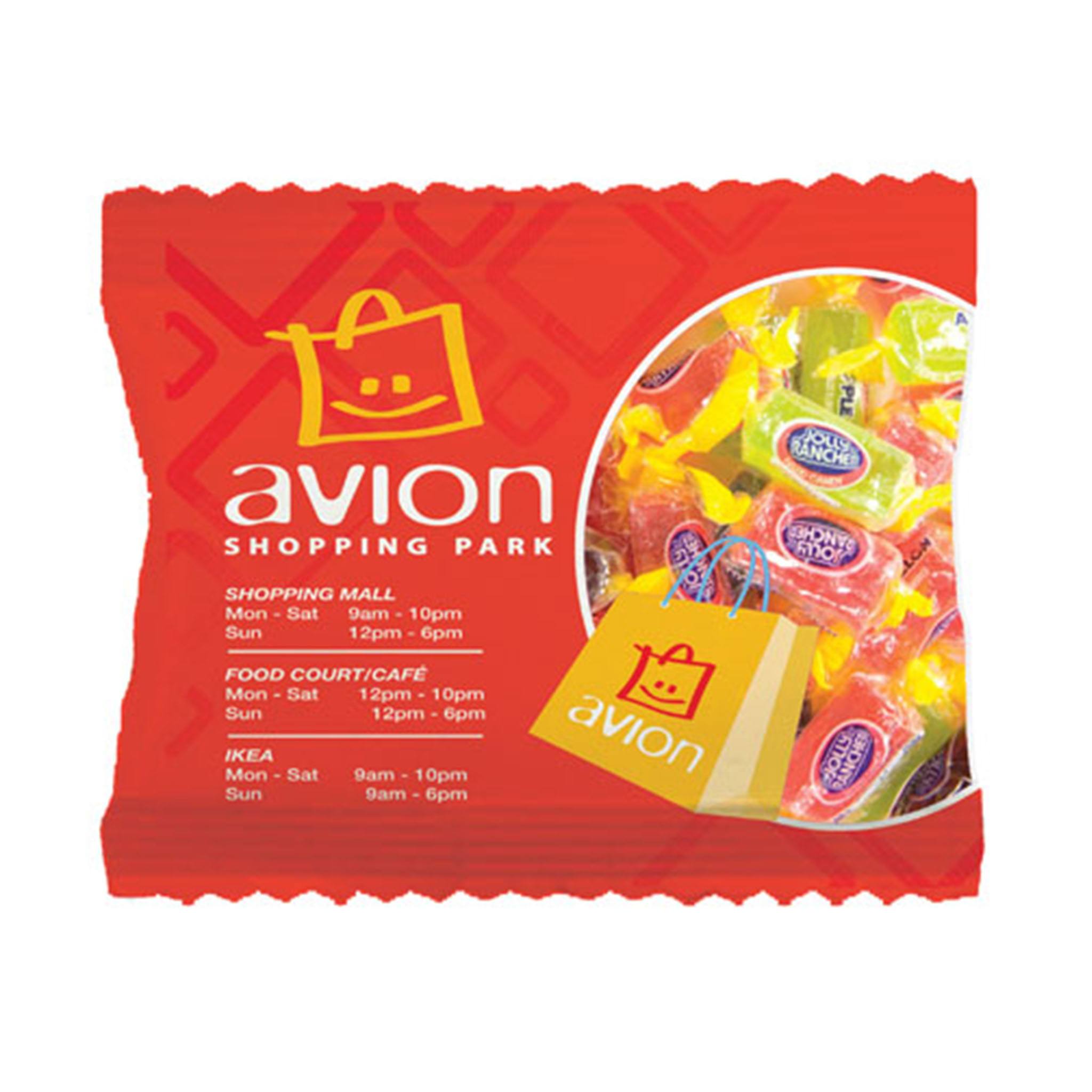Zagasnacks™ Wide Promo Pack Bag - Jolly Ranchers (Q675622)