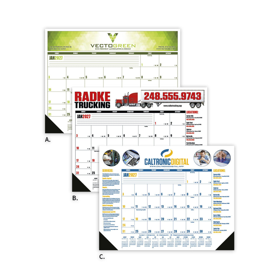 Multi-Color Desk Calendars Pad (Q676622)
