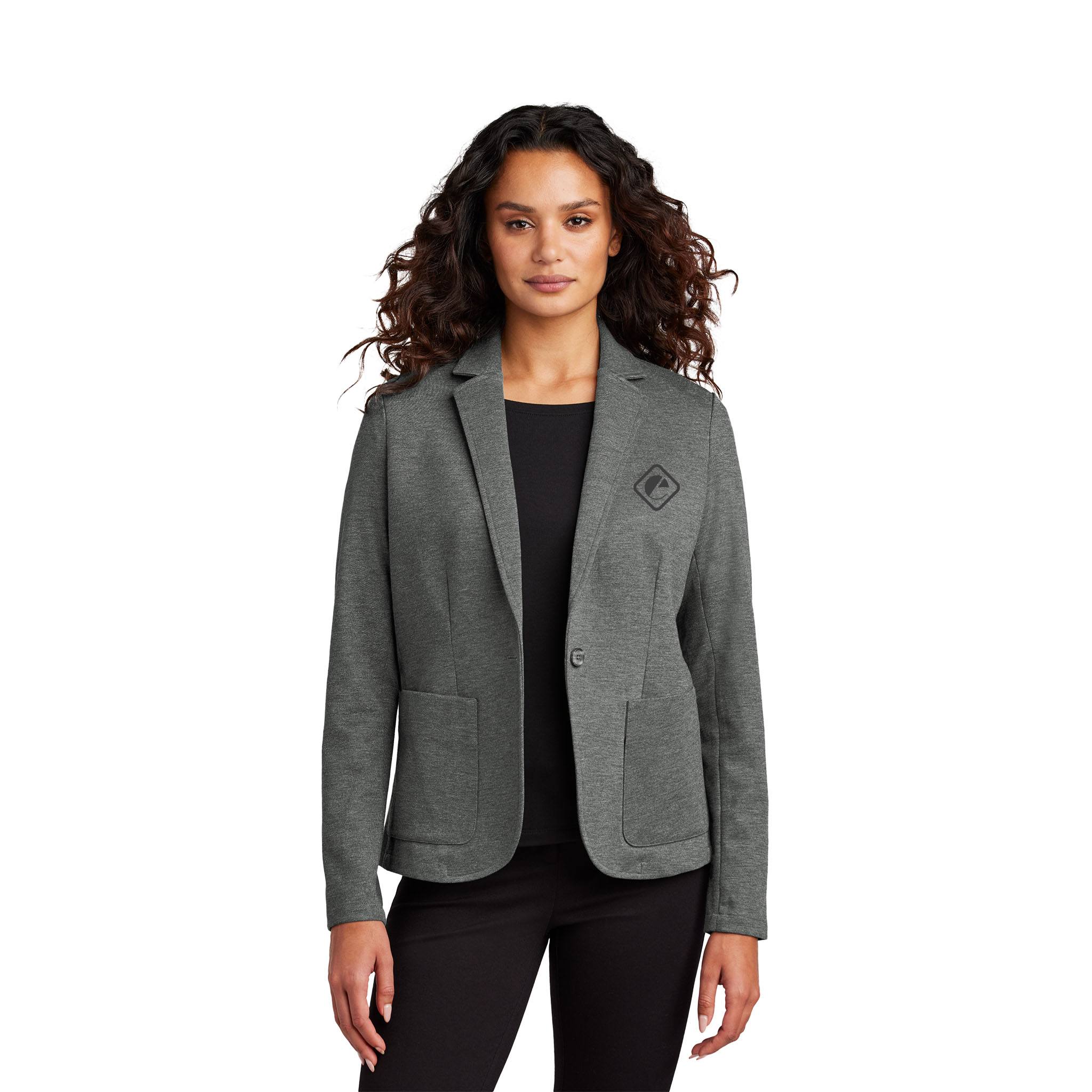Mercer+Mettle® Women's Relaxed Knit Blazer  Imprinted with Logo (Q678922)
