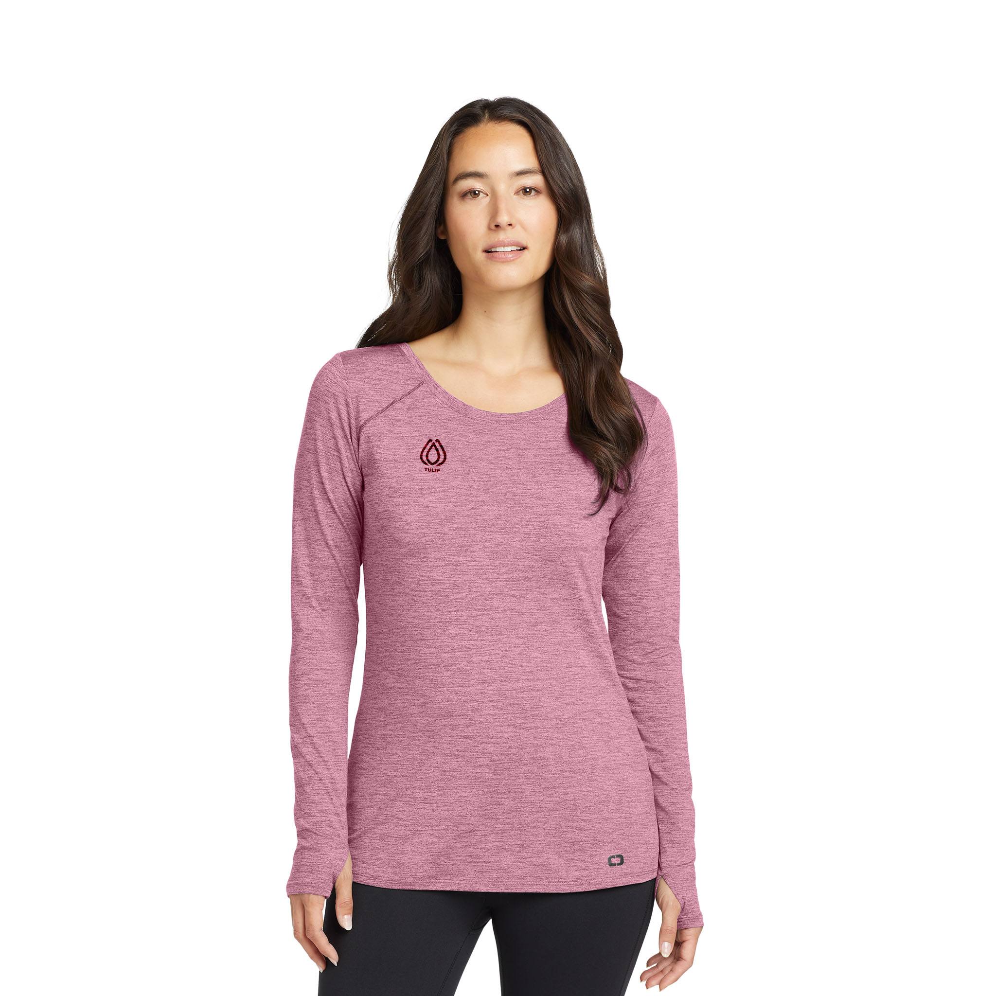 OGIO® ENDURANCE Ladies Force Long Sleeve Tee  Imprinted with Logo (Q679722)