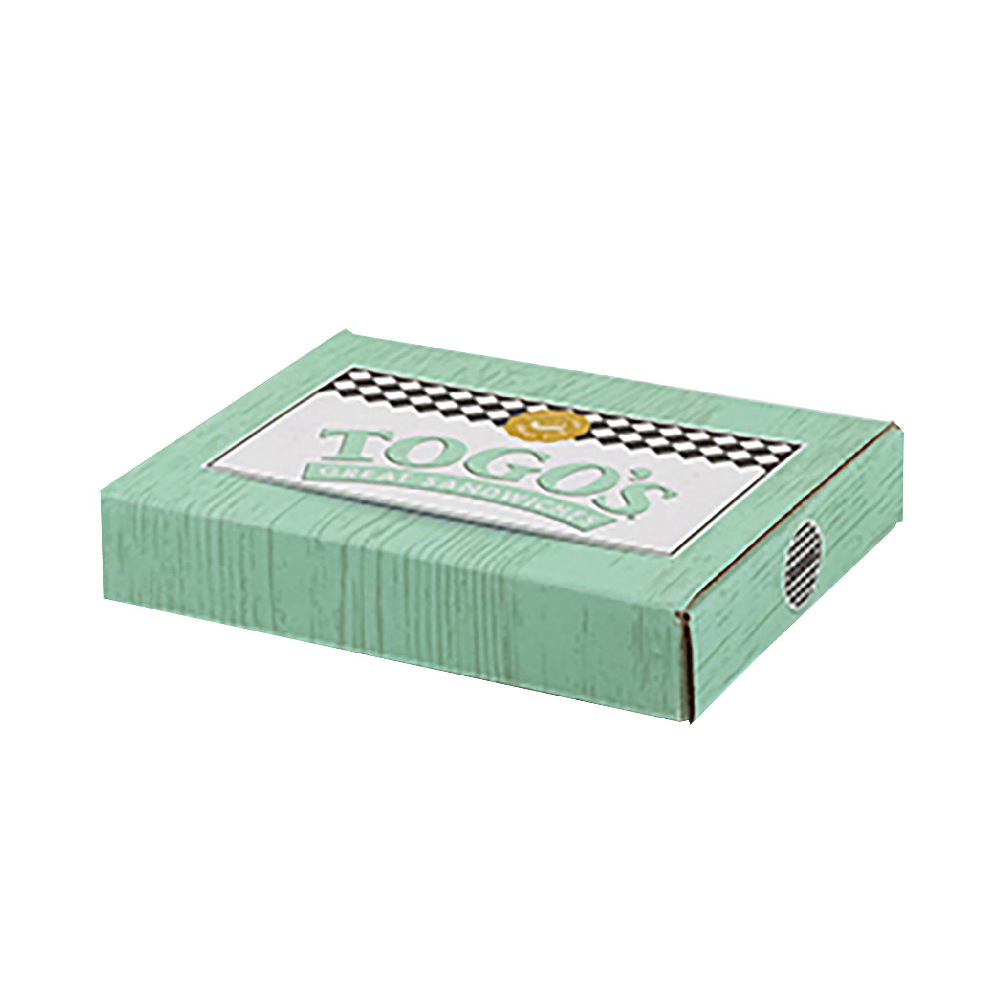 8.5" x 6.5" x 1.5" 4CP Full Bleed E-Flute Tuck Box (Q680322)