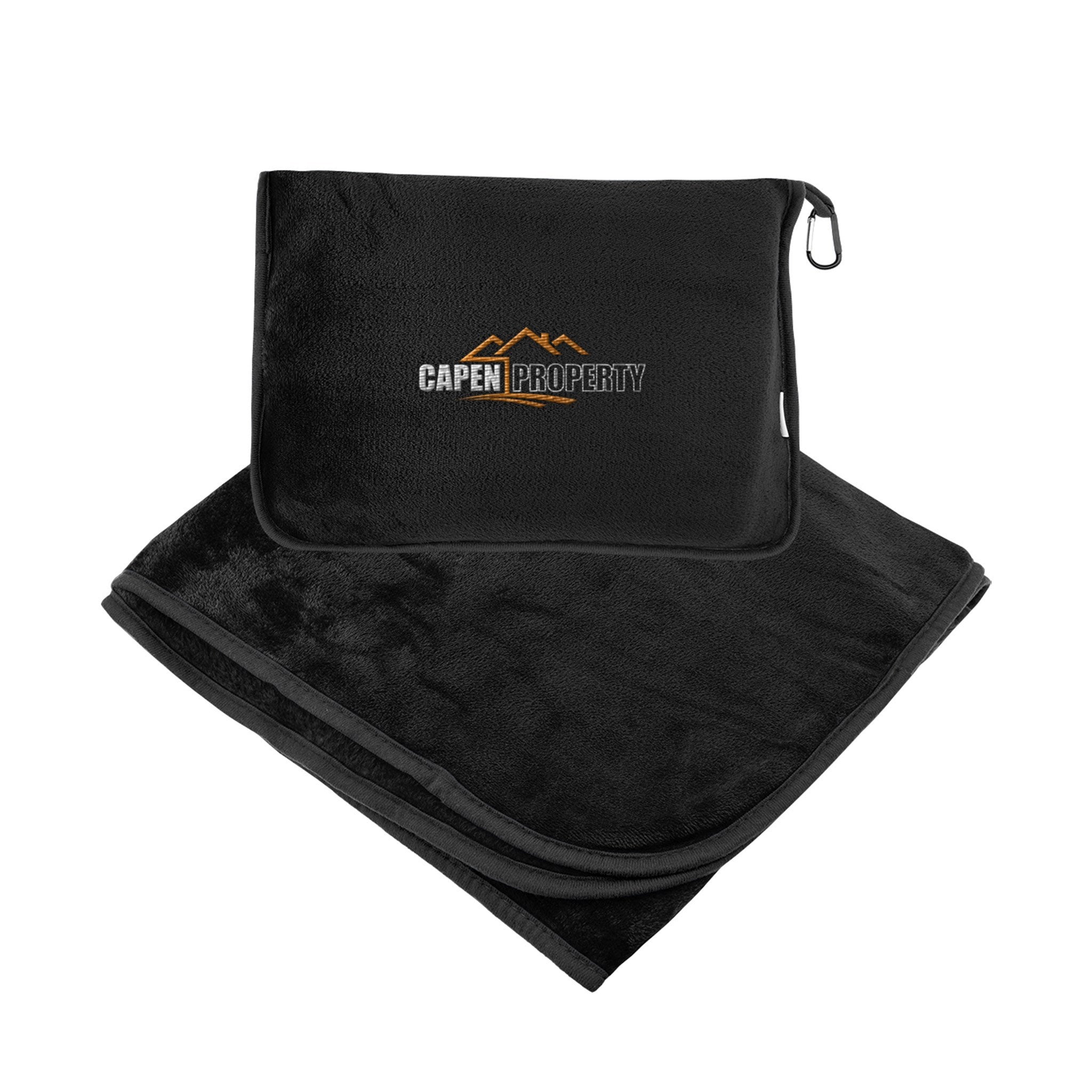 En Route rPET Travel Blanket With Trolley Pillow Pouch (Q681632)