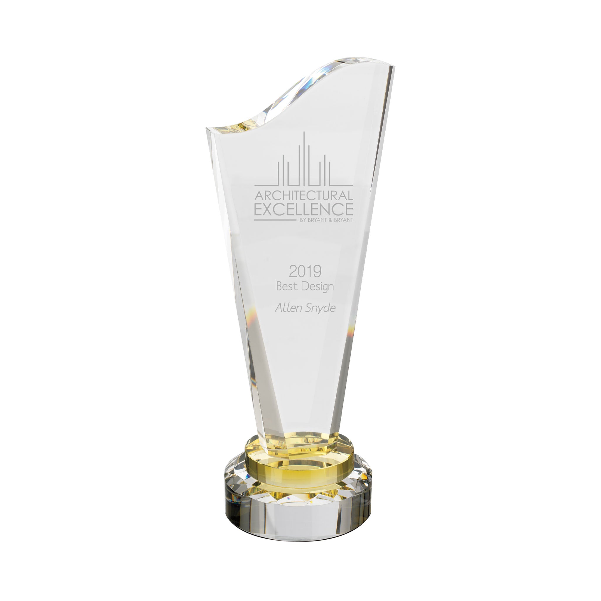JAFFA® Canary Accent Award  Imprinted with Logo (Q682332)