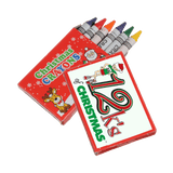 6 Pack Christmas Crayons (Q682411)