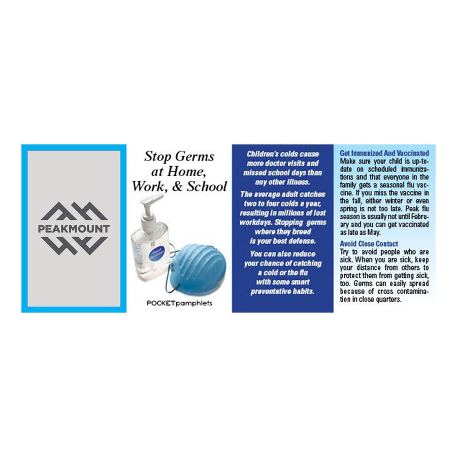 Stop Germs at Home  Work & School Pocket Pamphlet (Q683222)