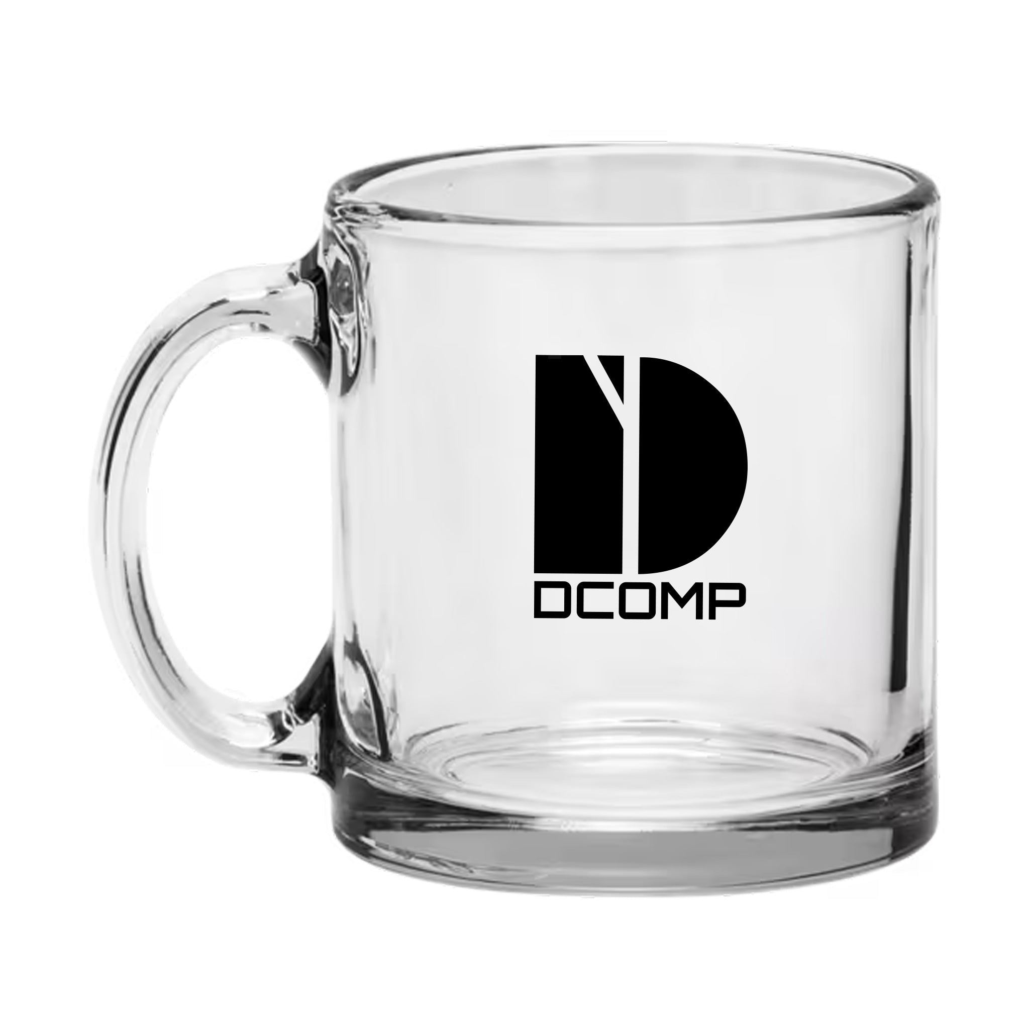 13 Oz. Red Eye Libbey Clear Glass Coffee Mug  Imprinted with Logo (Q684022)