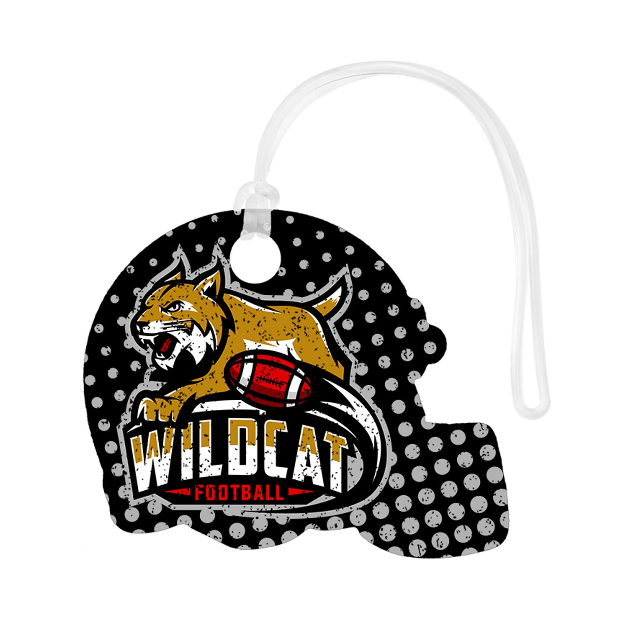 Acrylic Bag Tag - Custom Shapes 6 Inch  Imprinted with Logo (Q684122)