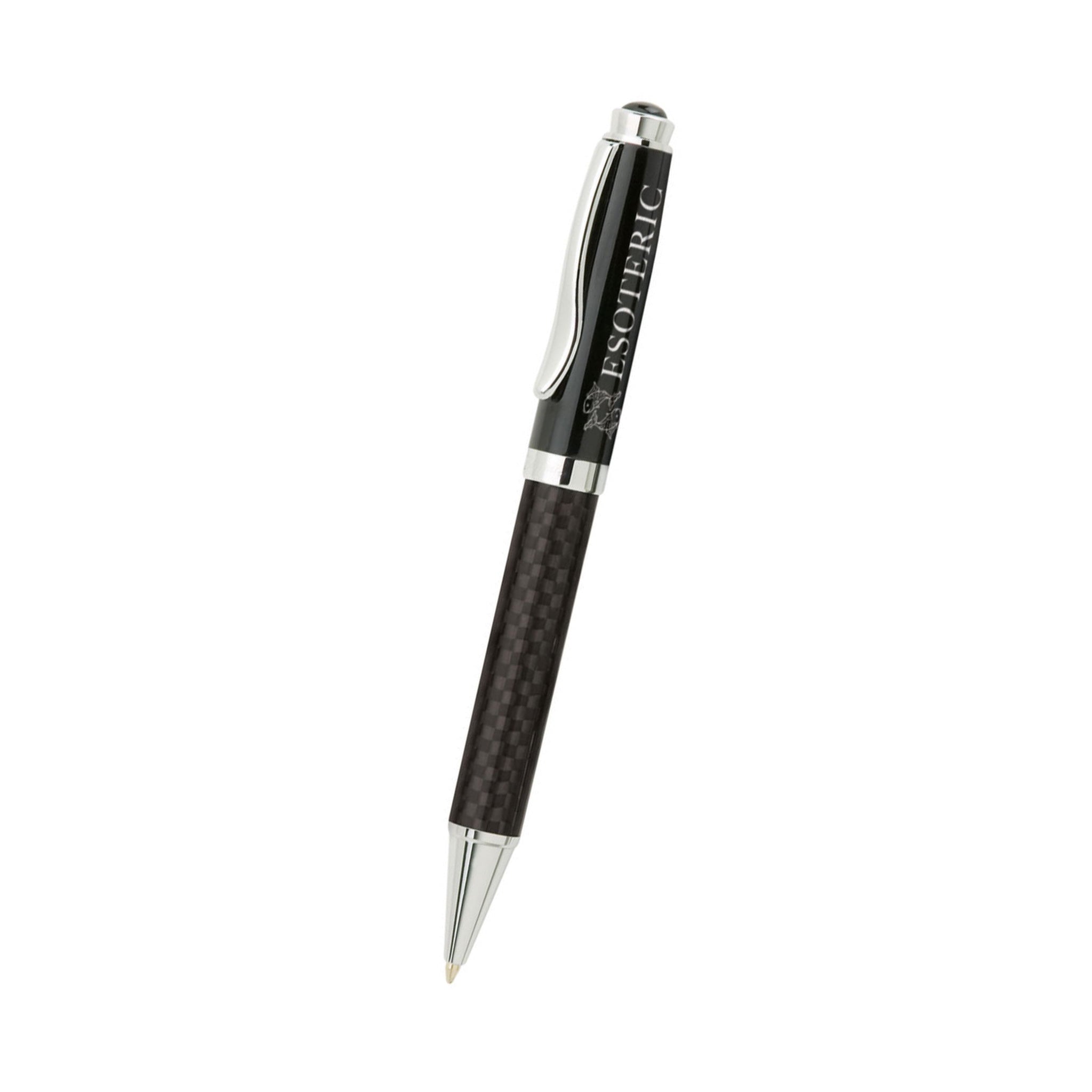 Brass Bettoni Ballpoint Pen with Carbon Fiber Barrel  Imprinted with Logo (Q684311)