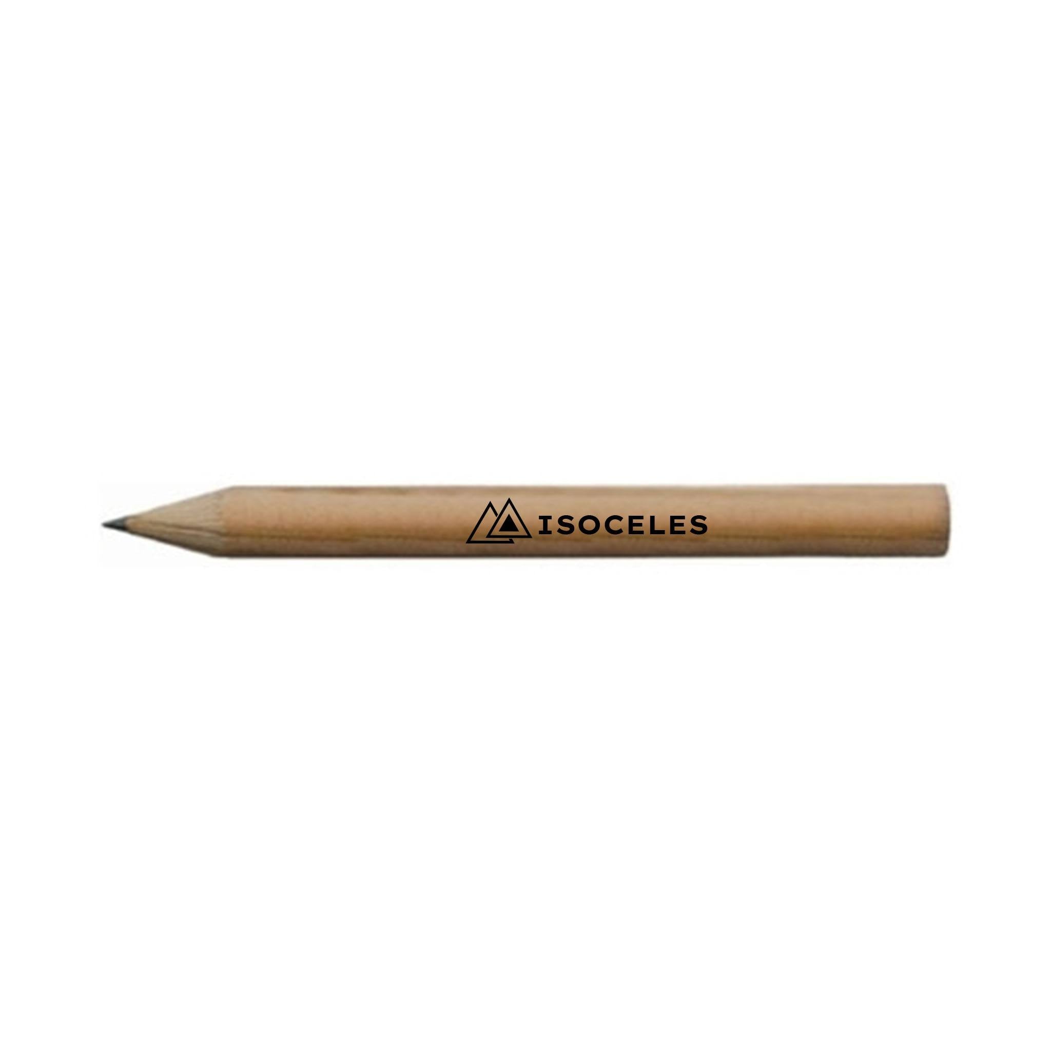 Round Natural Finish Golf Pencil  Imprinted with Logo (Q684611)