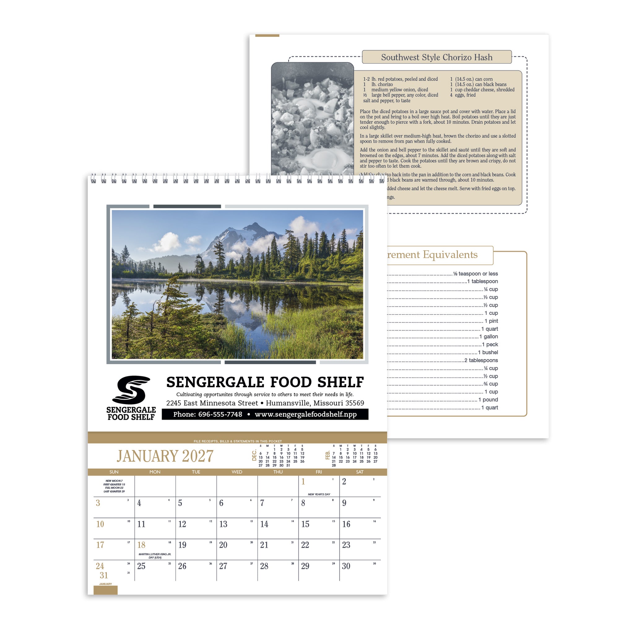 Recipe Pocket Calendar (Q684722)