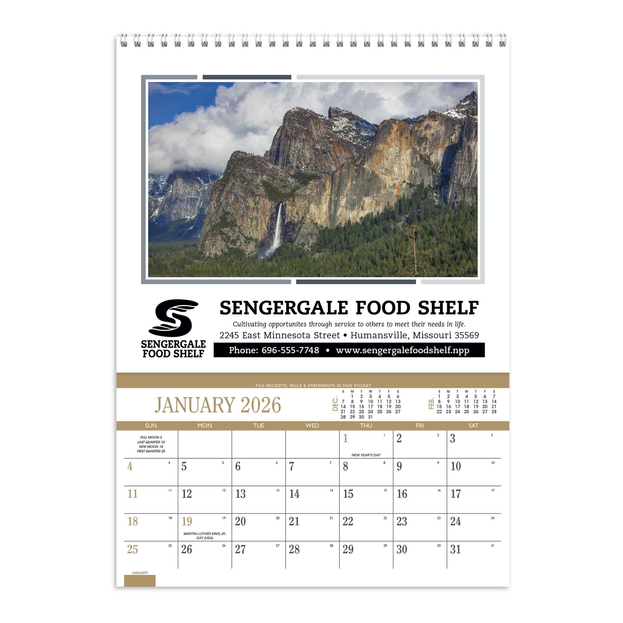 Recipe Pocket Calendar (Q684722)
