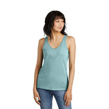 District® Women’s Perfect Blend® CVC V-Neck Tank (Q687922)