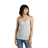 District® Women’s Perfect Blend® CVC V-Neck Tank (Q687922)