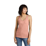 District® Women’s Perfect Blend® CVC V-Neck Tank (Q687922)