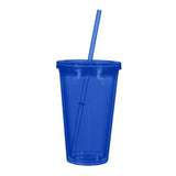 Double Wall Acrylic Tumbler with Straw (16 oz.) (Q688311)