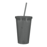 Double Wall Acrylic Tumbler with Straw (16 oz.) (Q688311)