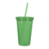 Double Wall Acrylic Tumbler with Straw (16 oz.) (Q688311)