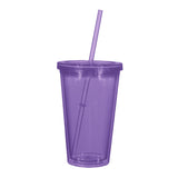 Double Wall Acrylic Tumbler with Straw (16 oz.) (Q688311)