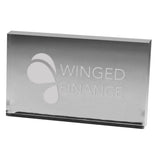 Rectangular Acrylic Paperweight - 2-1/2” x 4” x 1/2” (Q689511)