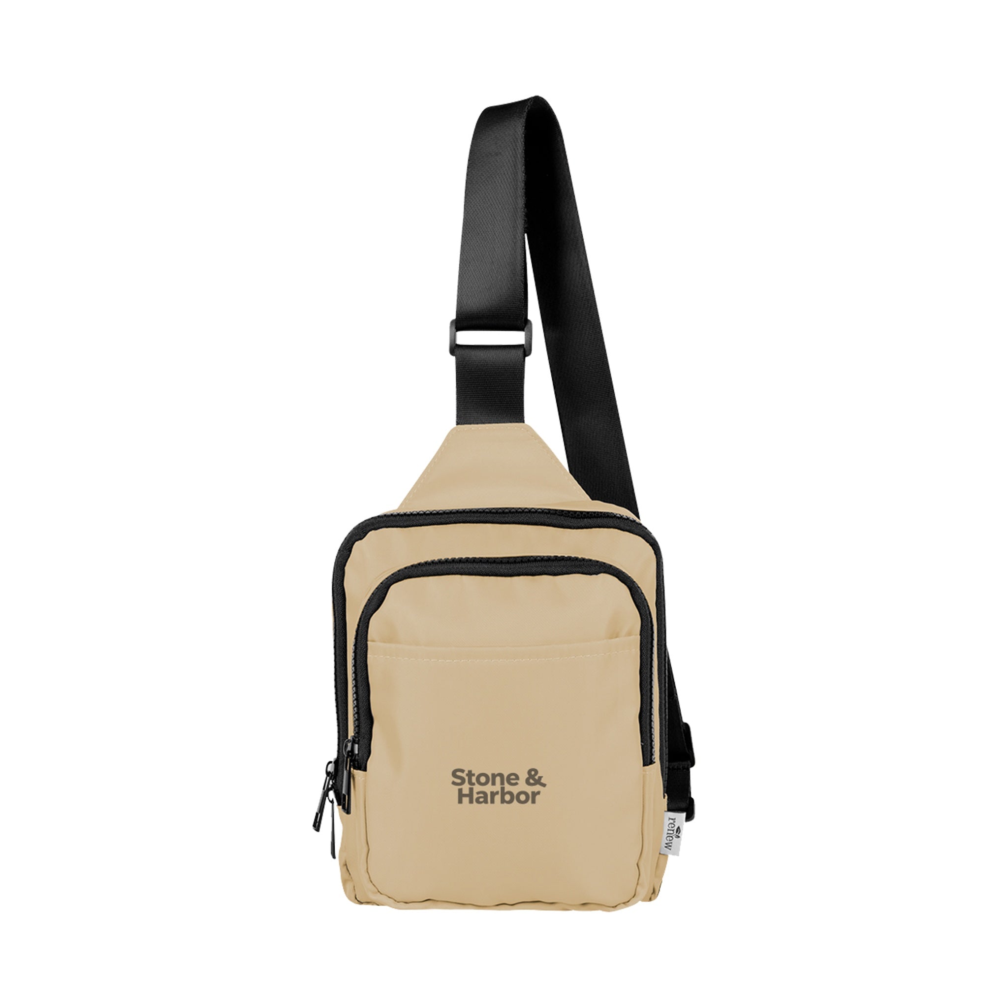 Anywhere rPET Sport Sling Bag  Imprinted with Logo (Q690432)