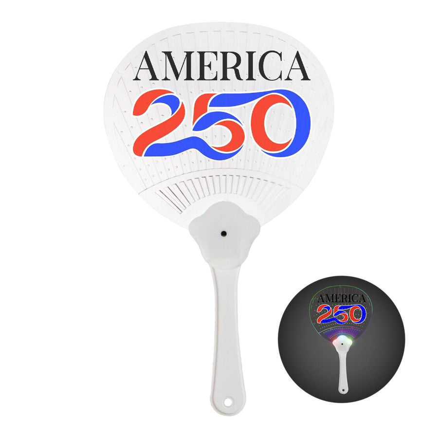 USA 250th Anniversary LED Hand Fan (Q690532)
