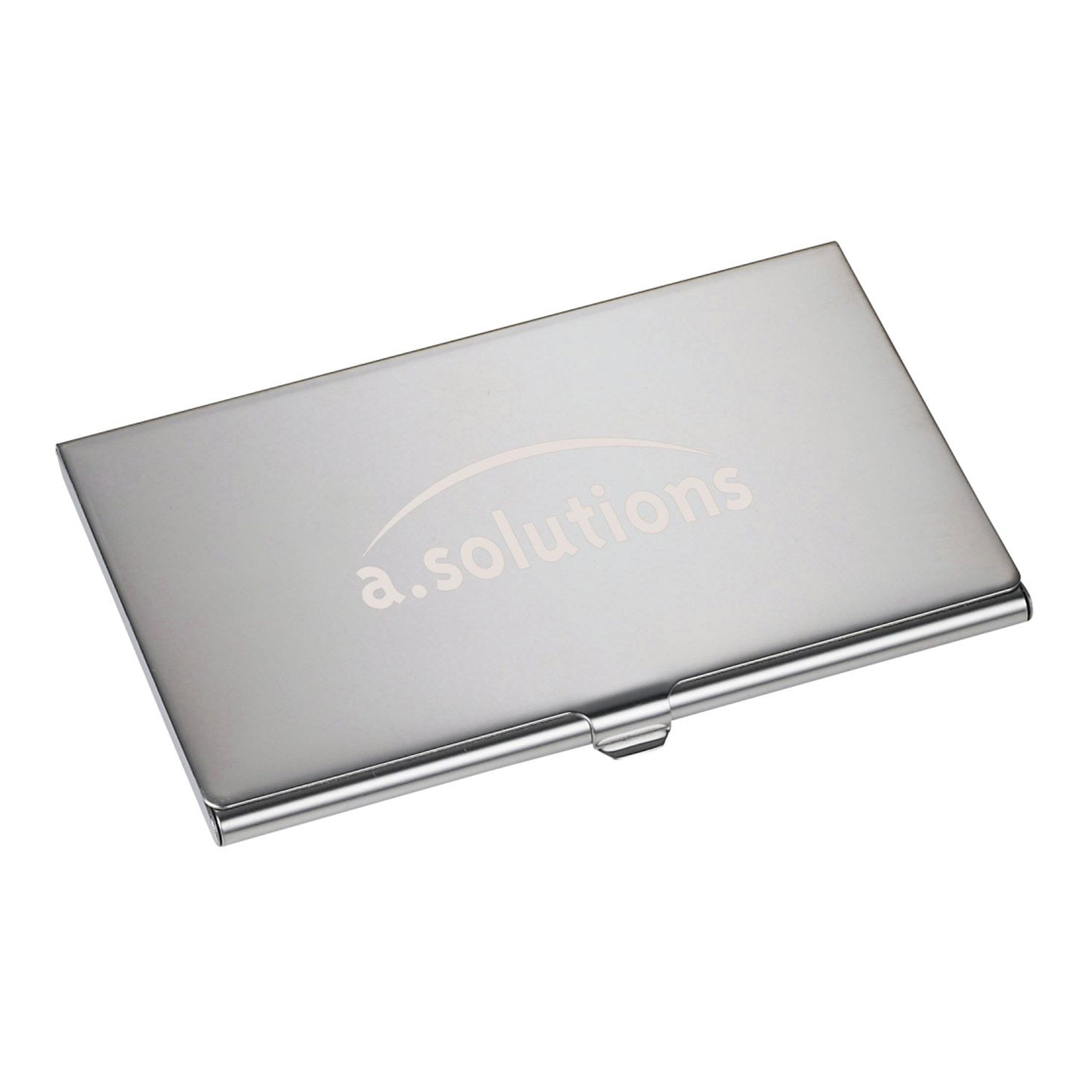 Traverse Business Card Holders  Imprinted with Logo (Q690811)