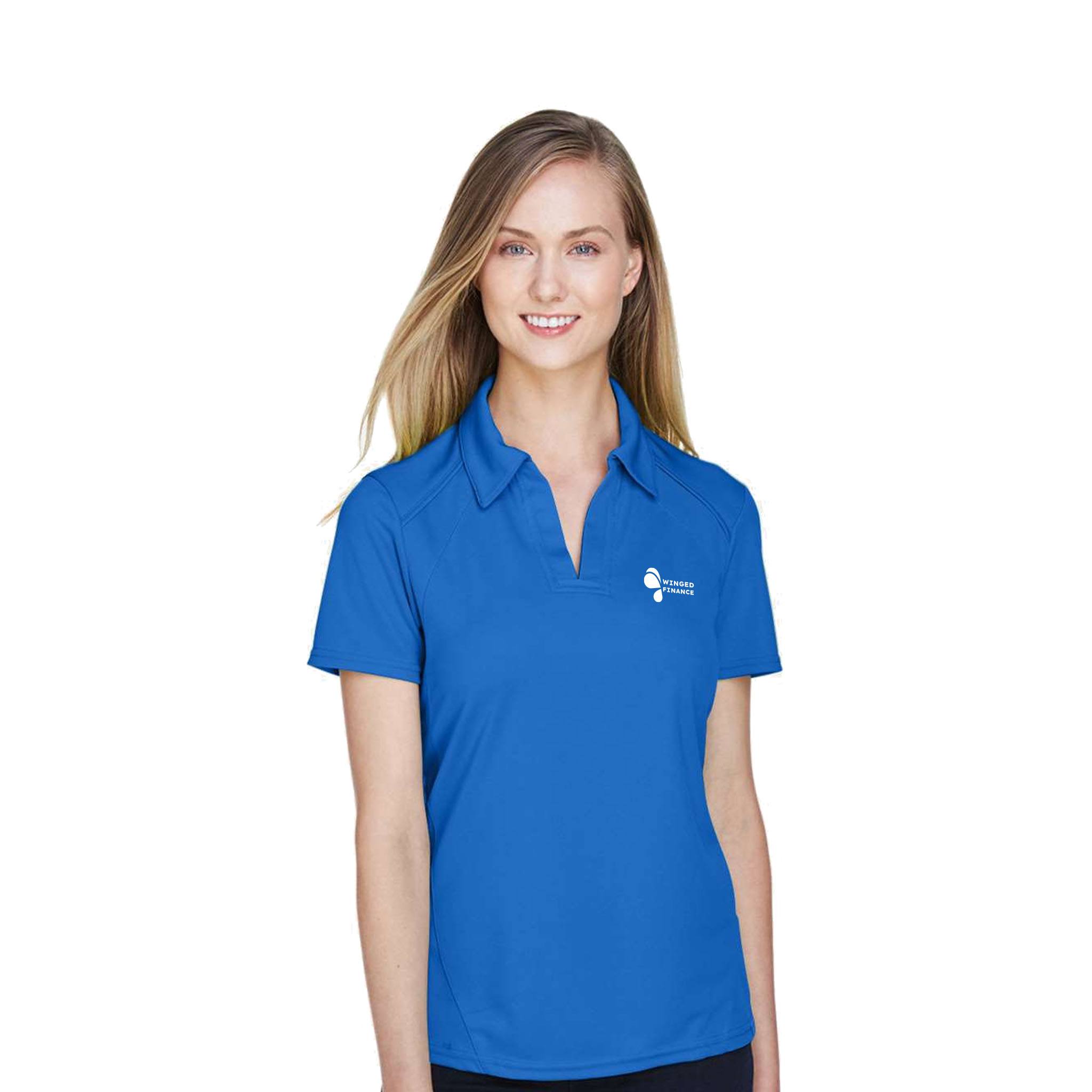 Ash City Ladies' Recycled Polyester Piqué Polos  Imprinted with Logo (Q693811)