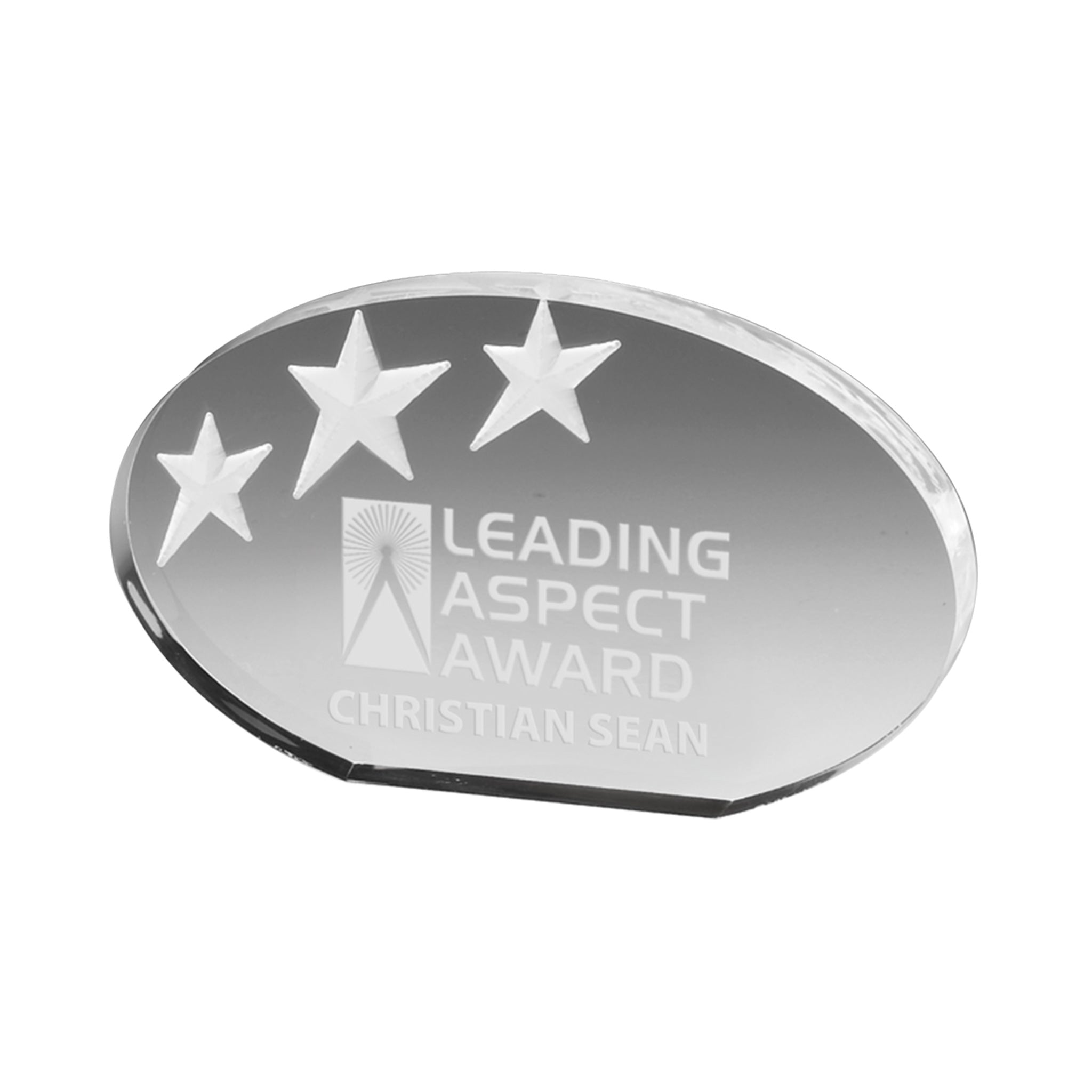 Oval Deep Etch Awards (8