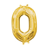16 Inch Air-Inflated Number Foil Balloons  Imprinted with Logo (Q696332)