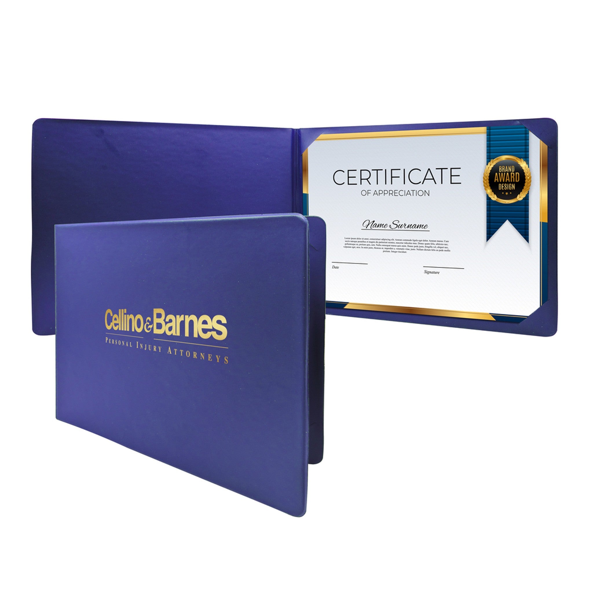 Diploma Holder Economy Landscape  Imprinted with Logo (Q696822)