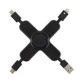 Play & Charge 2.0 5-in-1 Cell Phone Charging Cable Spinner (Q697022)