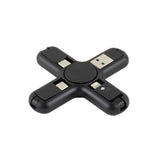 Play & Charge 2.0 5-in-1 Cell Phone Charging Cable Spinner (Q697022)