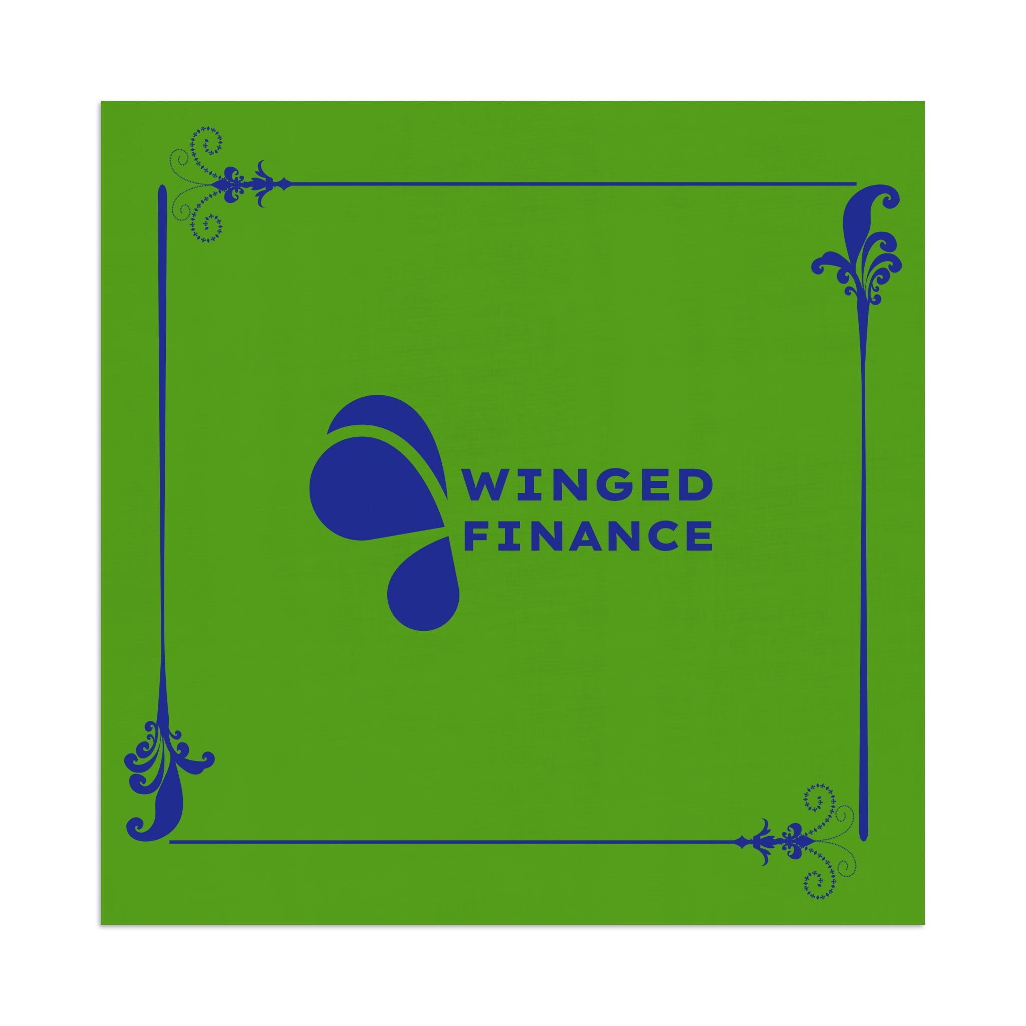795 Series Wave-A-Hanky - Kelly Green  Imprinted with Logo (Q697222)