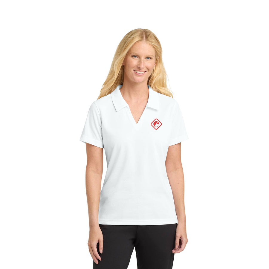 Sport-Tek® Ladies Dri-Mesh® V-Neck Polo (Q697922)