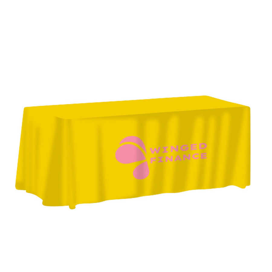 8-ft. Non-Fitted Front Print Only Table Cover (Q698022)