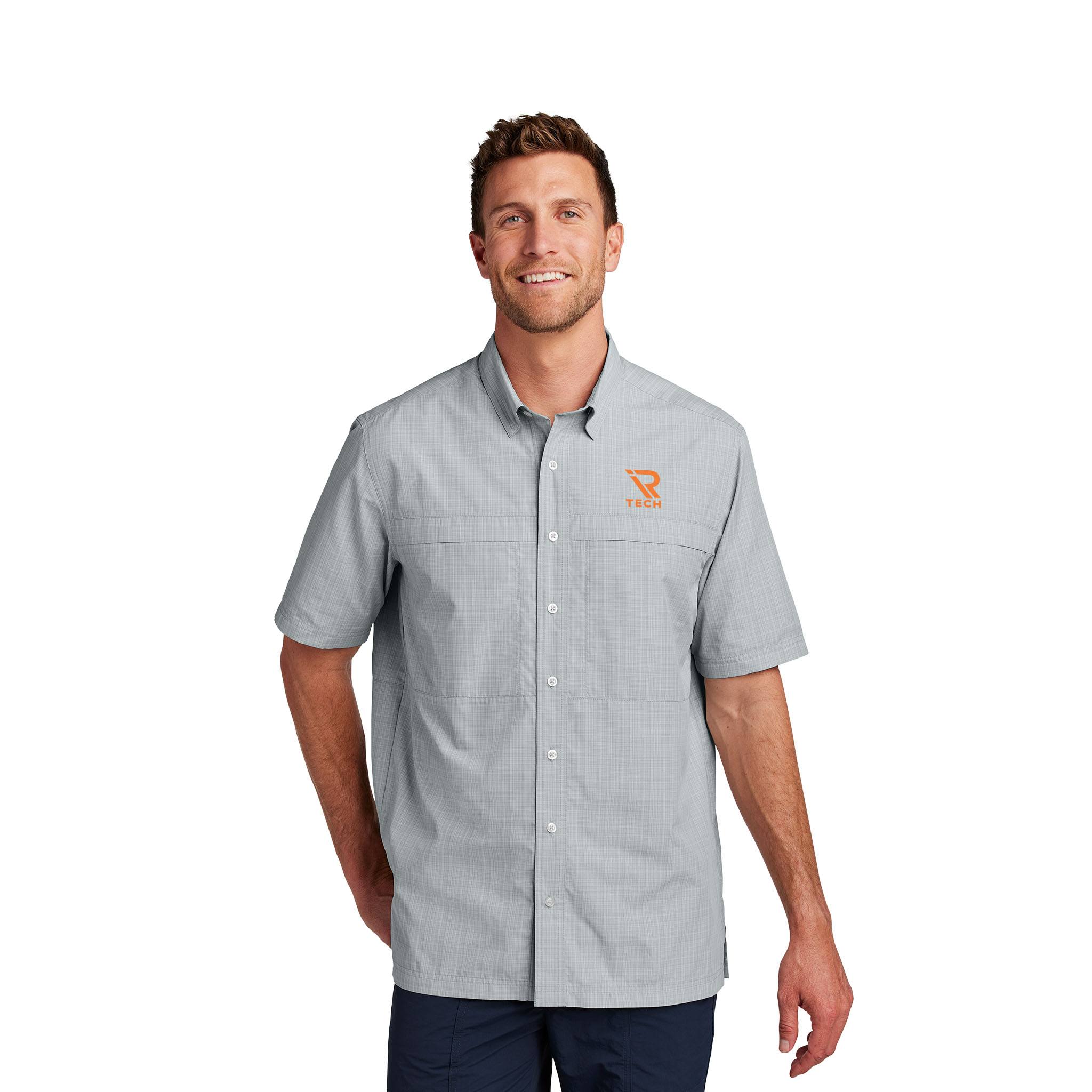 Port Authority® Short Sleeve UV Daybreak Shirt  Imprinted with Logo (Q699922)